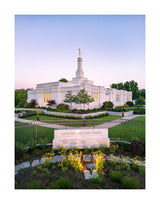 Medford Oregon Temple - Garden Sign