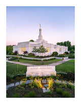 Medford Oregon Temple - Garden Sign