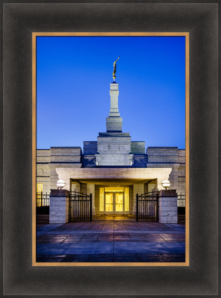 Oklahoma City Temple - Twilight by Scott Jarvie