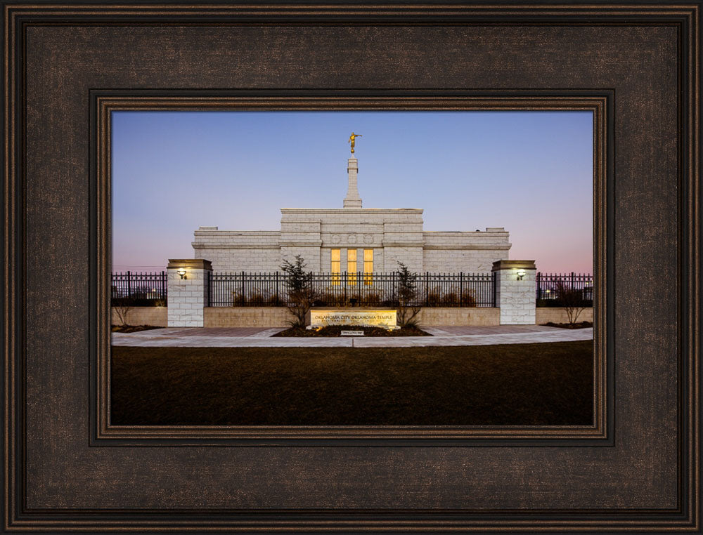 Oklahoma City Temple - From the Side by Scott Jarvie | Altus Fine Art