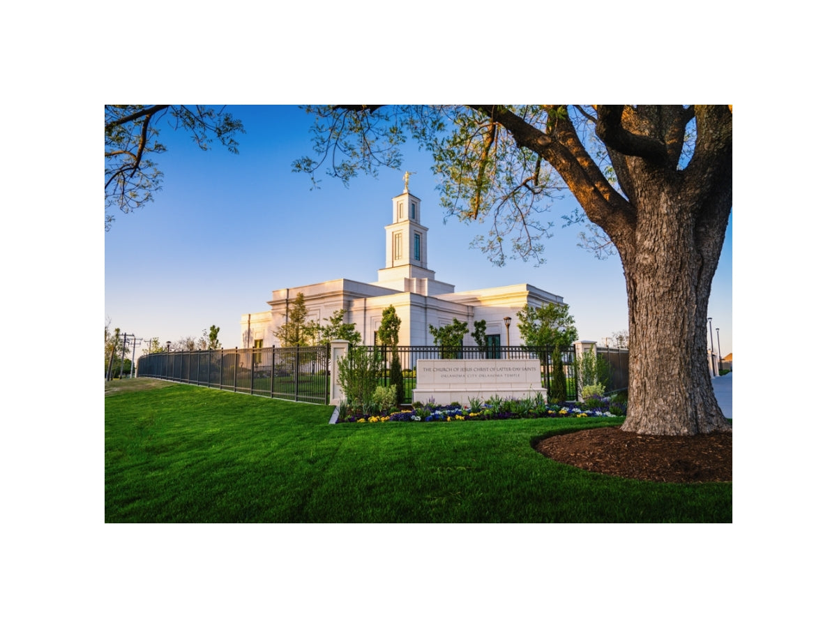 Oklahoma City Temple - Summer Evening