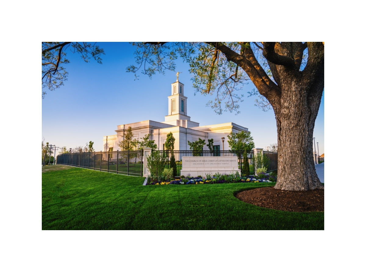 Oklahoma City Temple - Summer Evening