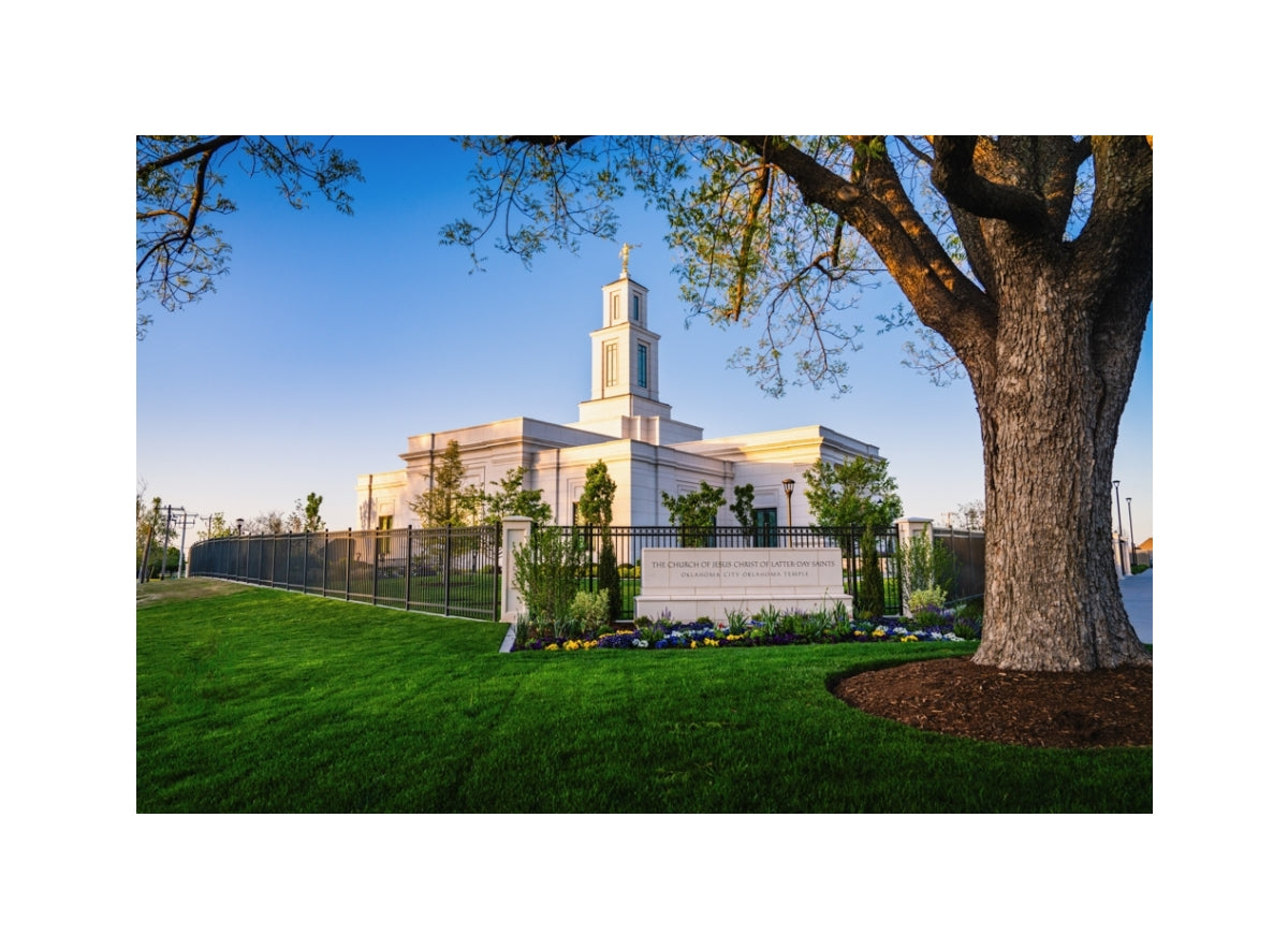 Oklahoma City Temple - Summer Evening