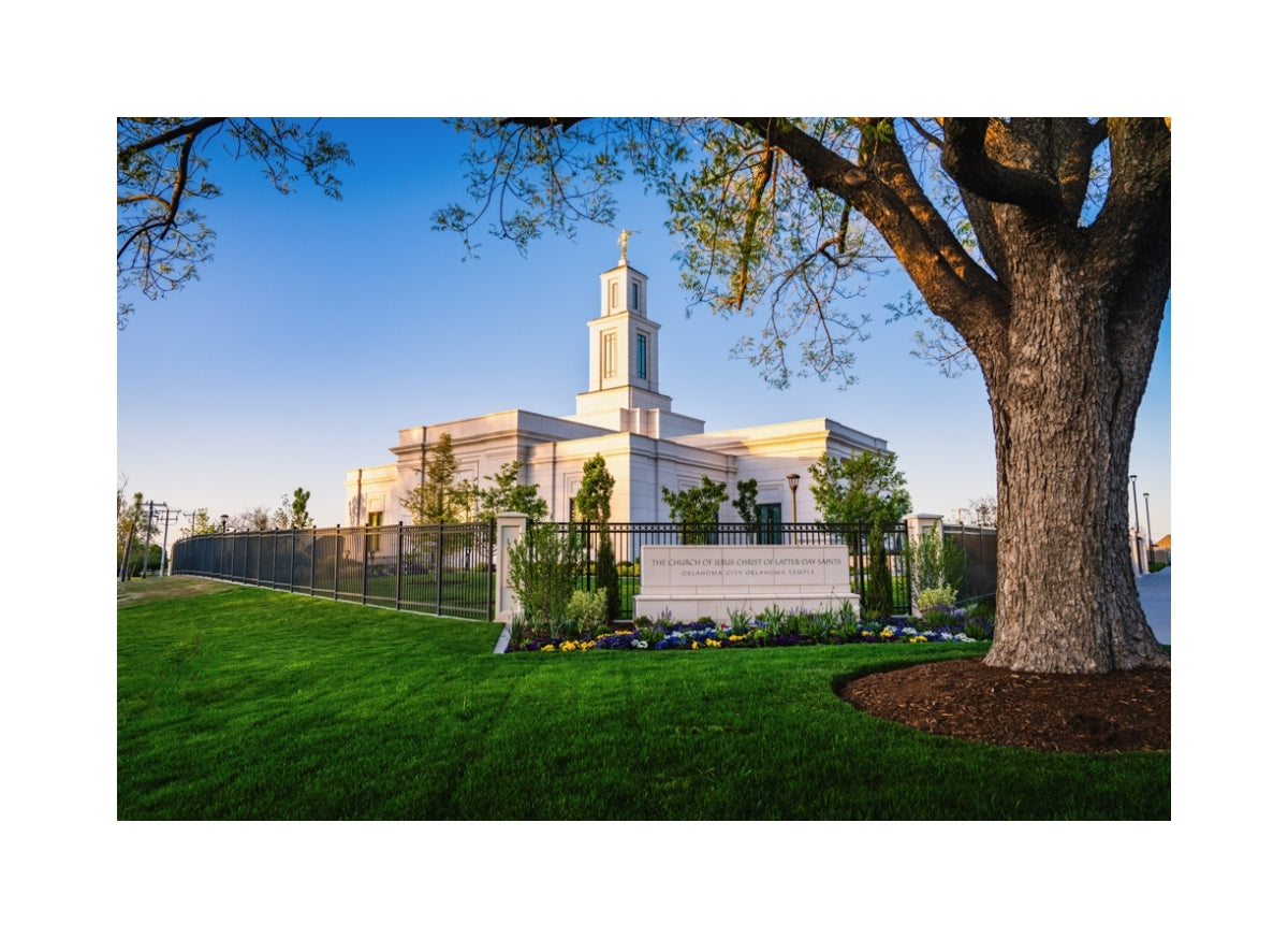 Oklahoma City Temple - Summer Evening
