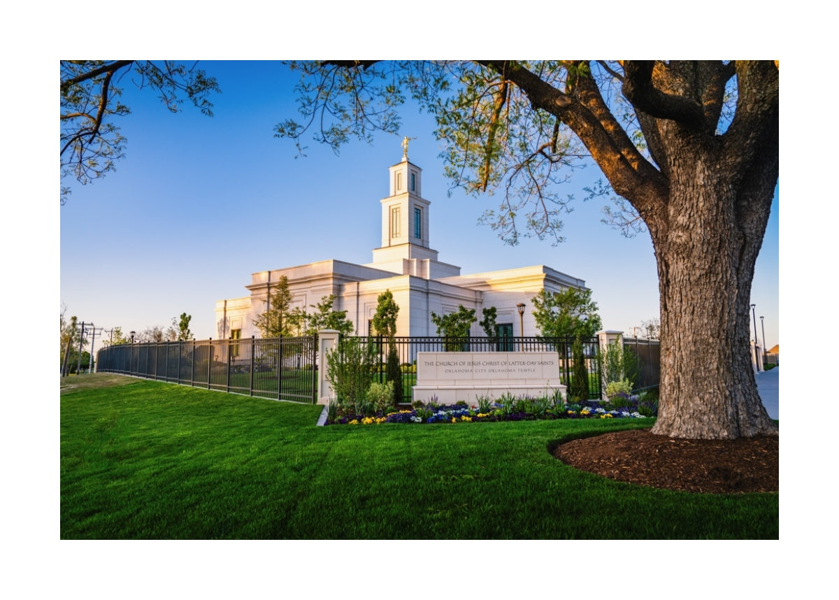 Oklahoma City Temple - Summer Evening