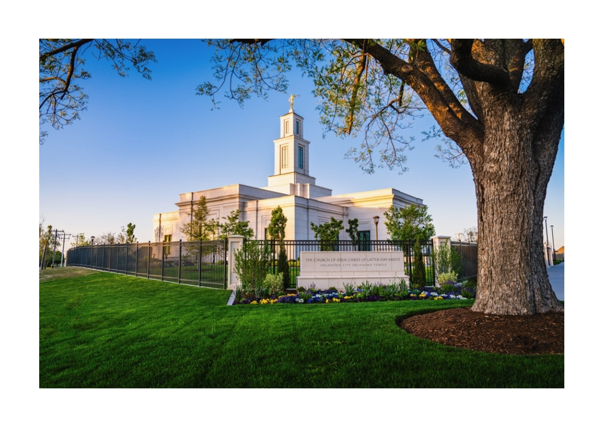 Oklahoma City Temple - Summer Evening