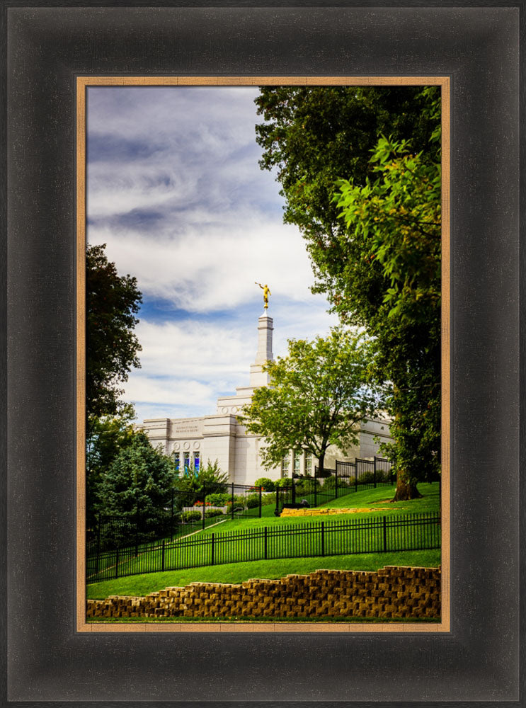 Winter Quarters Temple - On a Hill by Scott Jarvie