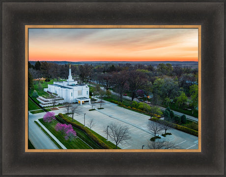 Winter Quarters Temple - Quiet Sunrise by Scott Jarvie