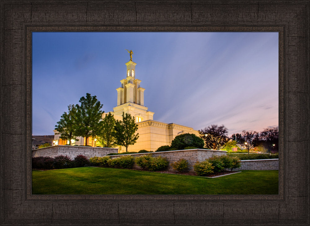 Columbia River Temple - Twilight by Scott Jarvie
