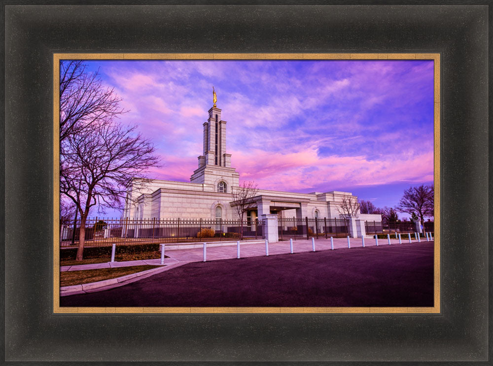 Lubbock Temple - Sunrise from the Left by Scott Jarvie