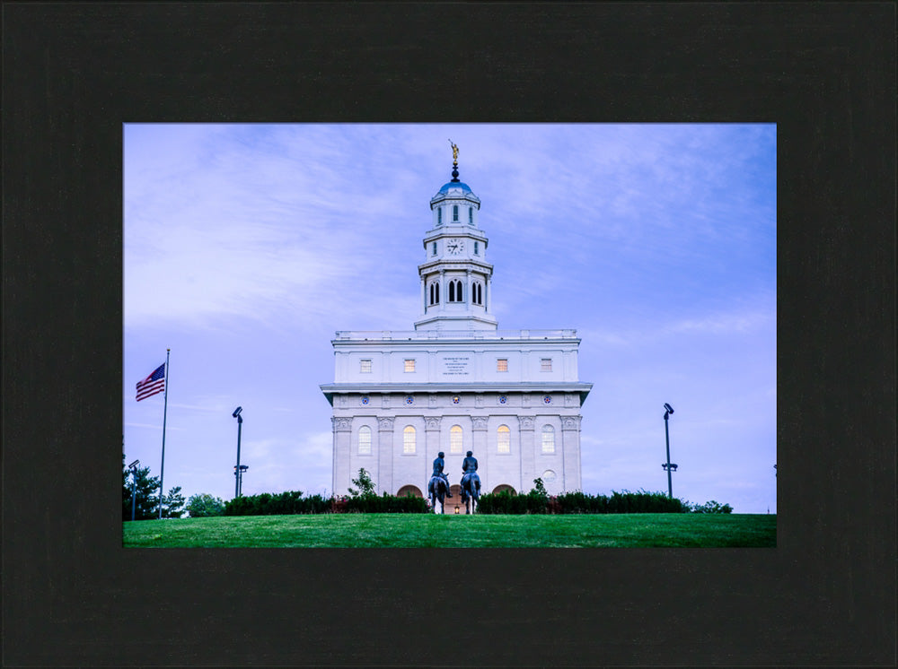 Nauvoo Temple - Horsemen