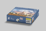 Rexburg Temple - Fiery Sunset 500 Piece Puzzle