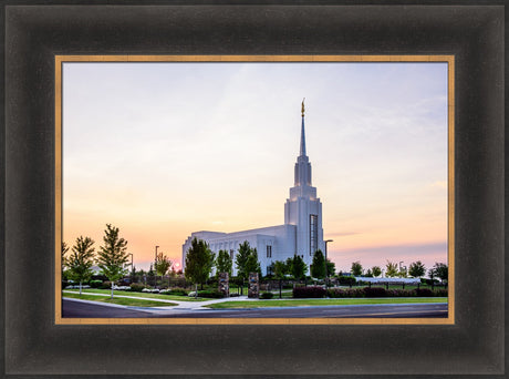 Twin Falls Temple - Sunset by Scott Jarvie