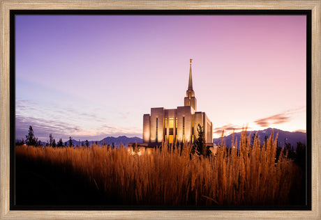 Oquirrh Mountain Temple - Morning Twilight