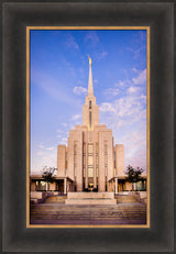 Oquirrh Mountain Temple - Steps to the Temple by Scott Jarvie