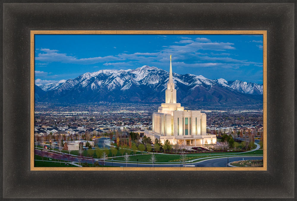 Oquirrh Mountain Temple - A Valley of Faith by Scott Jarvie