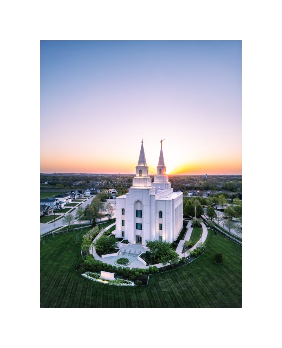 Kansas City Temple - Sunset