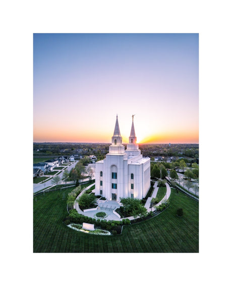 Kansas City Temple - Sunset
