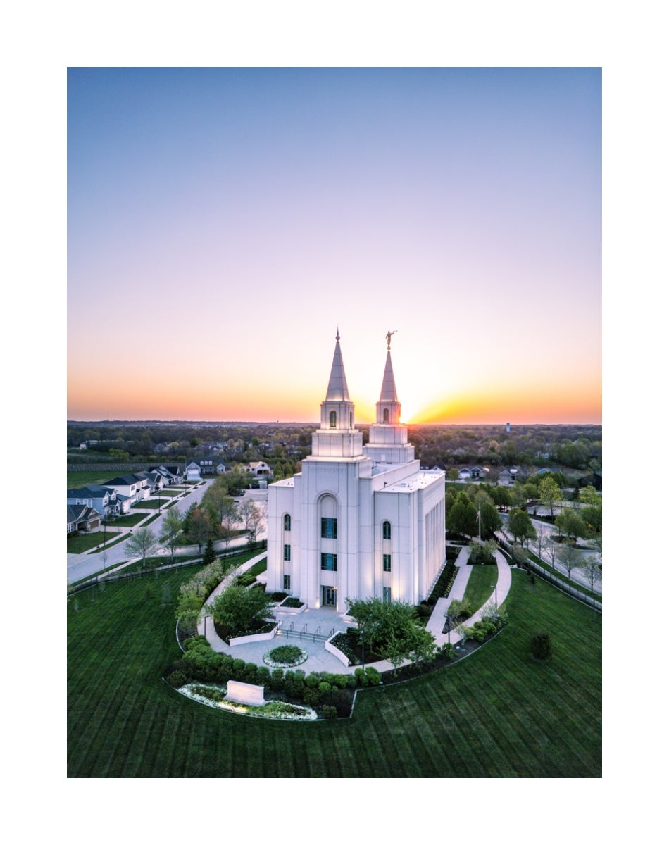 Kansas City Temple - Sunset