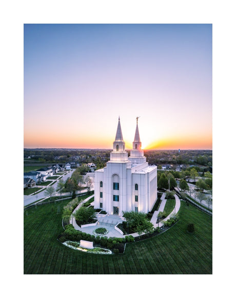 Kansas City Temple - Sunset