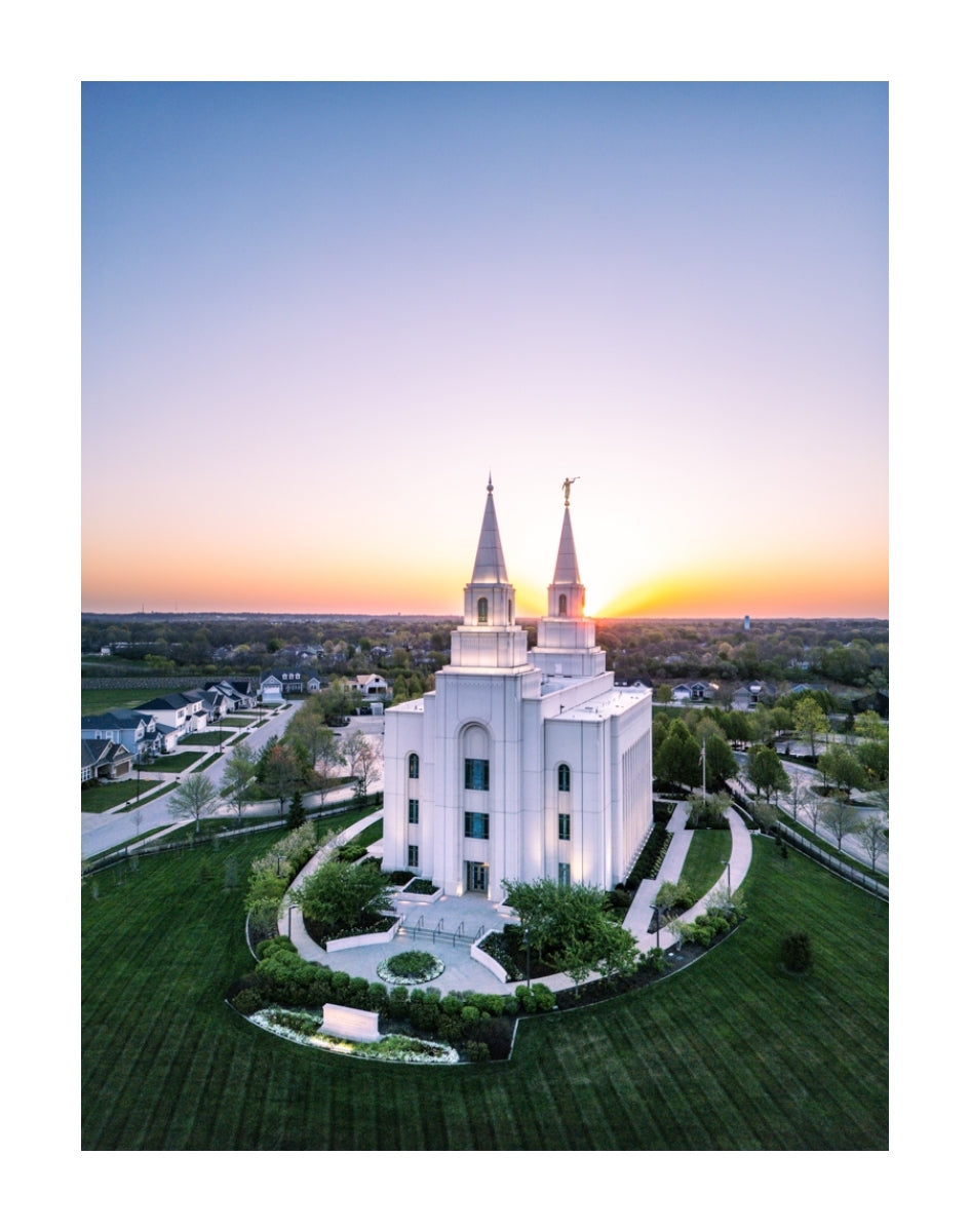 Kansas City Temple - Sunset