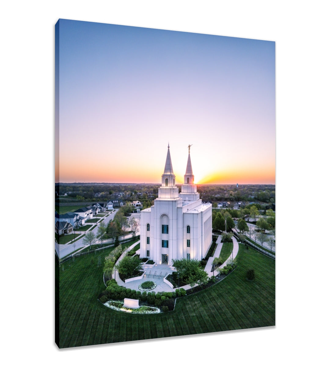Kansas City Temple - Sunset