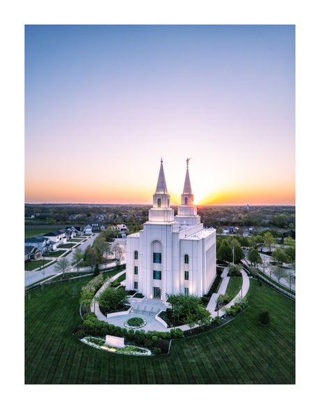 Kansas City Temple - Sunset