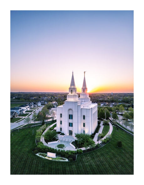 Kansas City Temple - Sunset