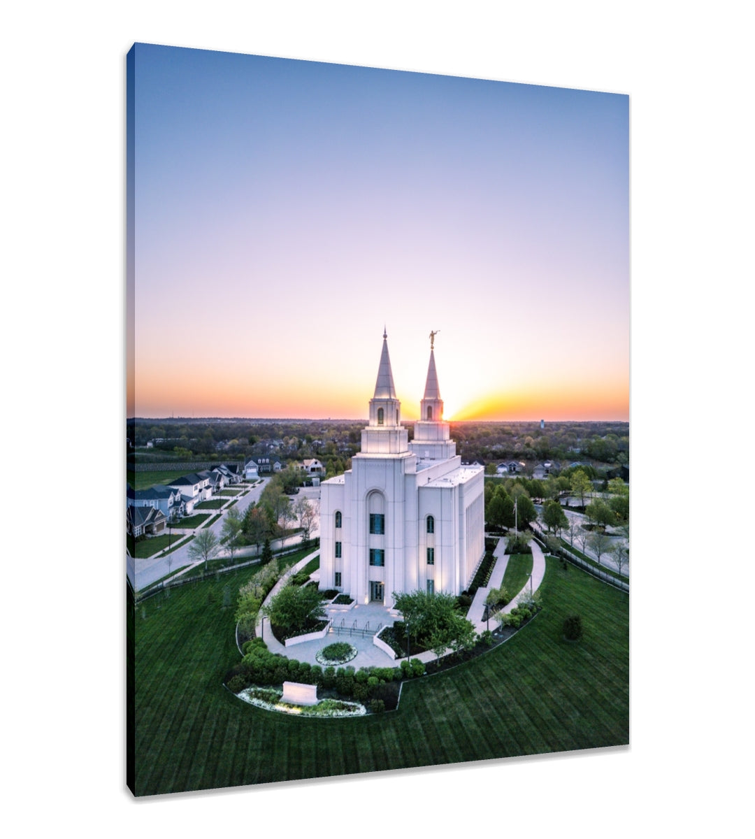 Kansas City Temple - Sunset
