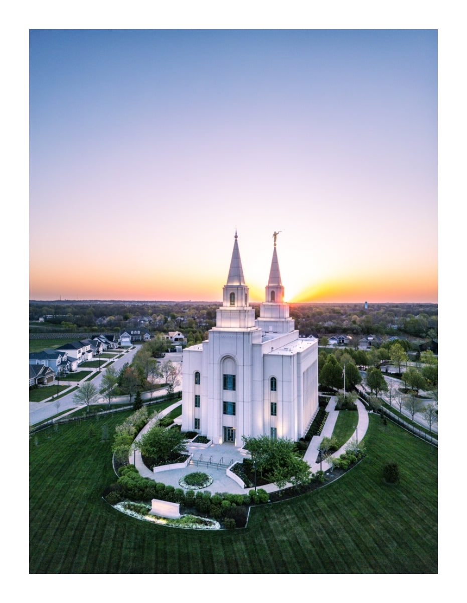 Kansas City Temple - Sunset
