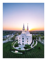 Kansas City Temple - Sunset