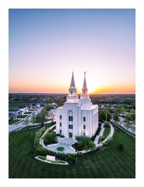 Kansas City Temple - Sunset