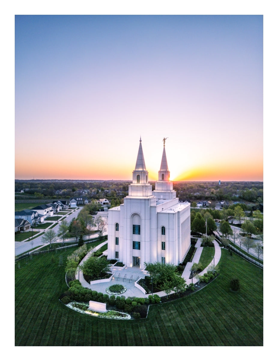 Kansas City Temple - Sunset