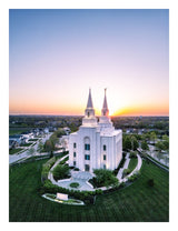 Kansas City Temple - Sunset