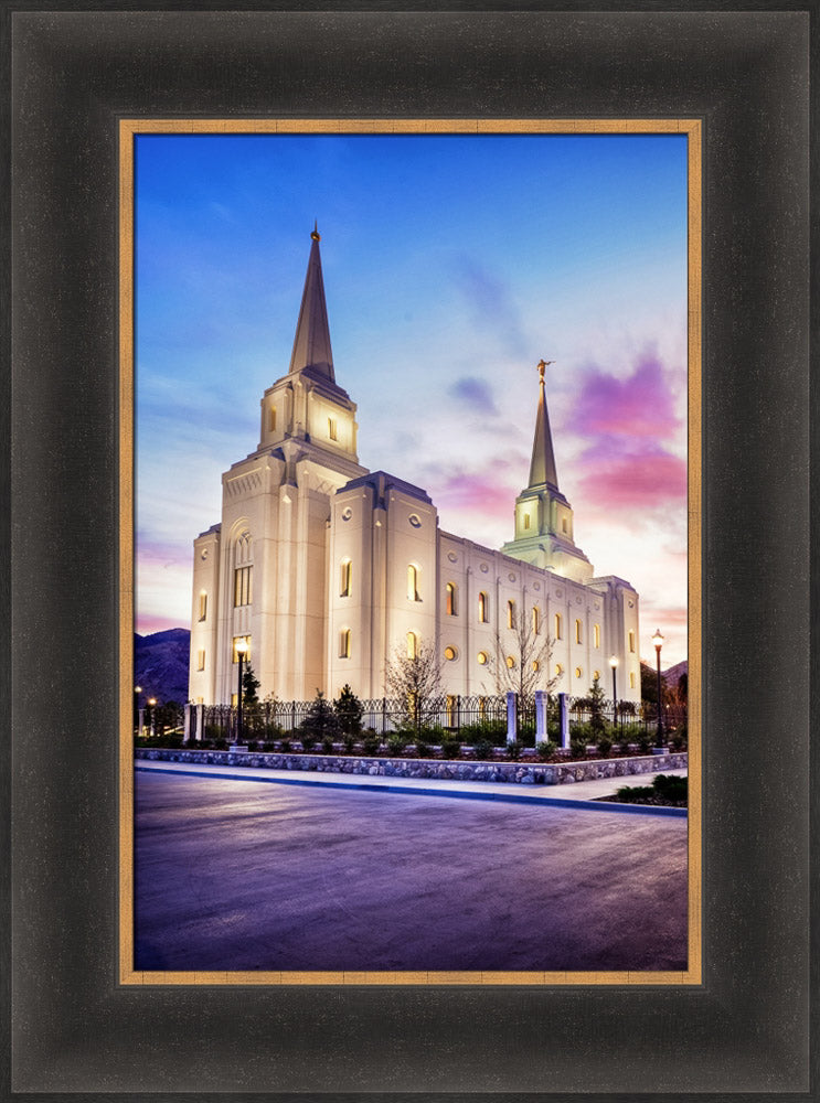 Brigham City Temple - Sunrise by Scott Jarvie