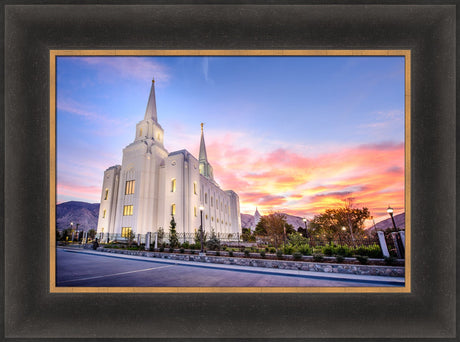 Brigham City Temple - Cloudy Sunrise by Scott Jarvie