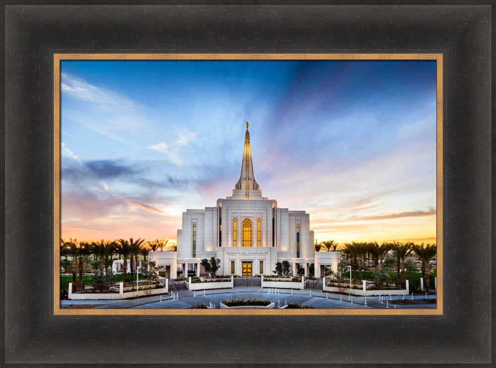 Gilbert Temple - Bright Sunset by Scott Jarvie