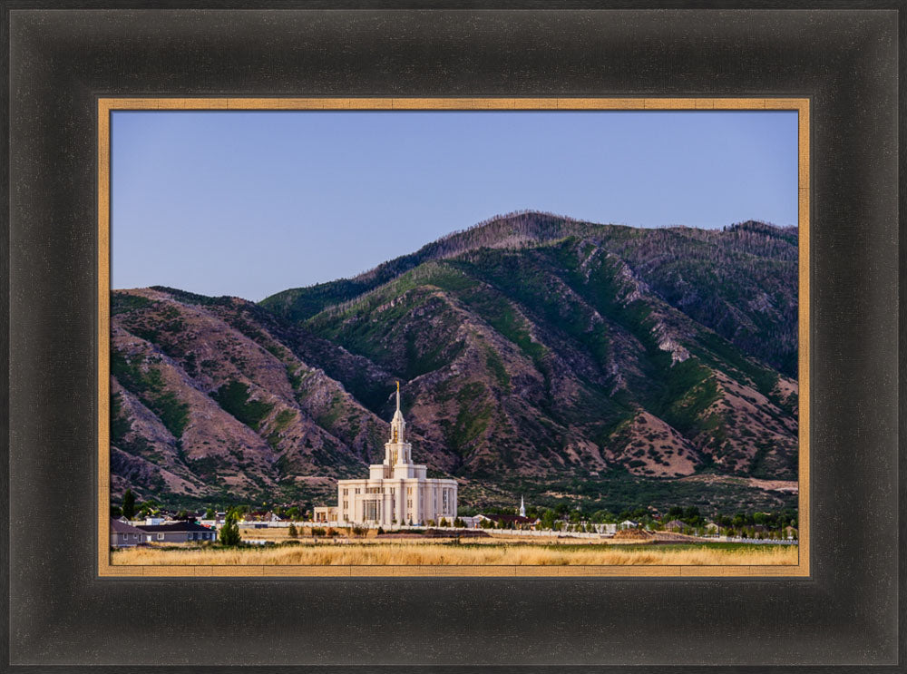 Payson Temple - Mountain View by Scott Jarvie