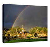 Provo City Center Temple - Double Rainbow