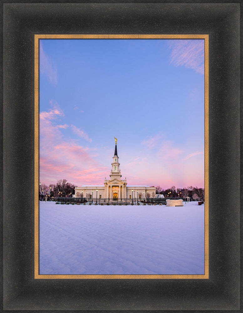 Hartford Temple - Morning Skies by Scott Jarvie