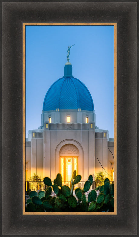 Tucson Temple - Cactus Twilight by Scott Jarvie