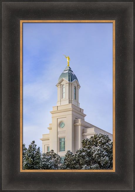 Cedar City Temple - Reaching up by Scott Jarvie