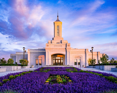 Moses Lake Temple - Summer Flowers