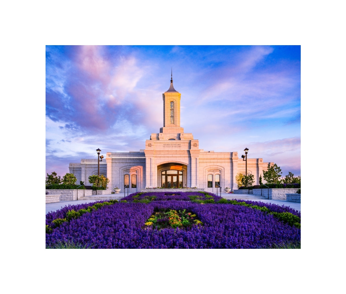 Moses Lake Temple - Summer Flowers