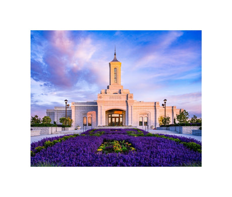Moses Lake Temple - Summer Flowers
