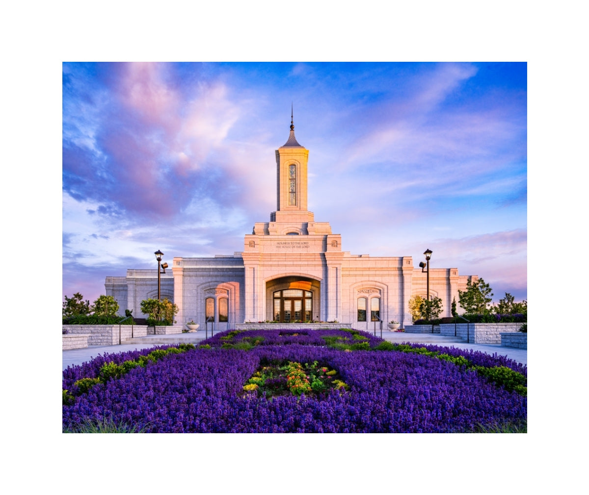 Moses Lake Temple - Summer Flowers