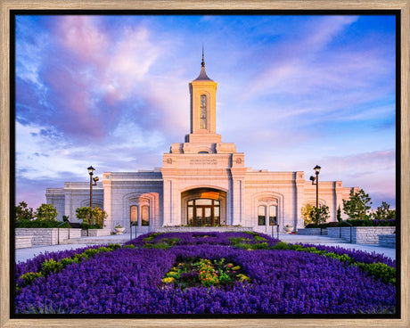 Moses Lake Temple - Summer Flowers