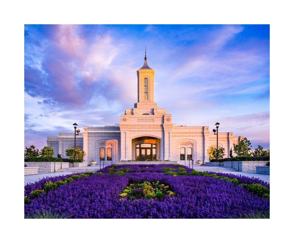 Moses Lake Temple - Summer Flowers