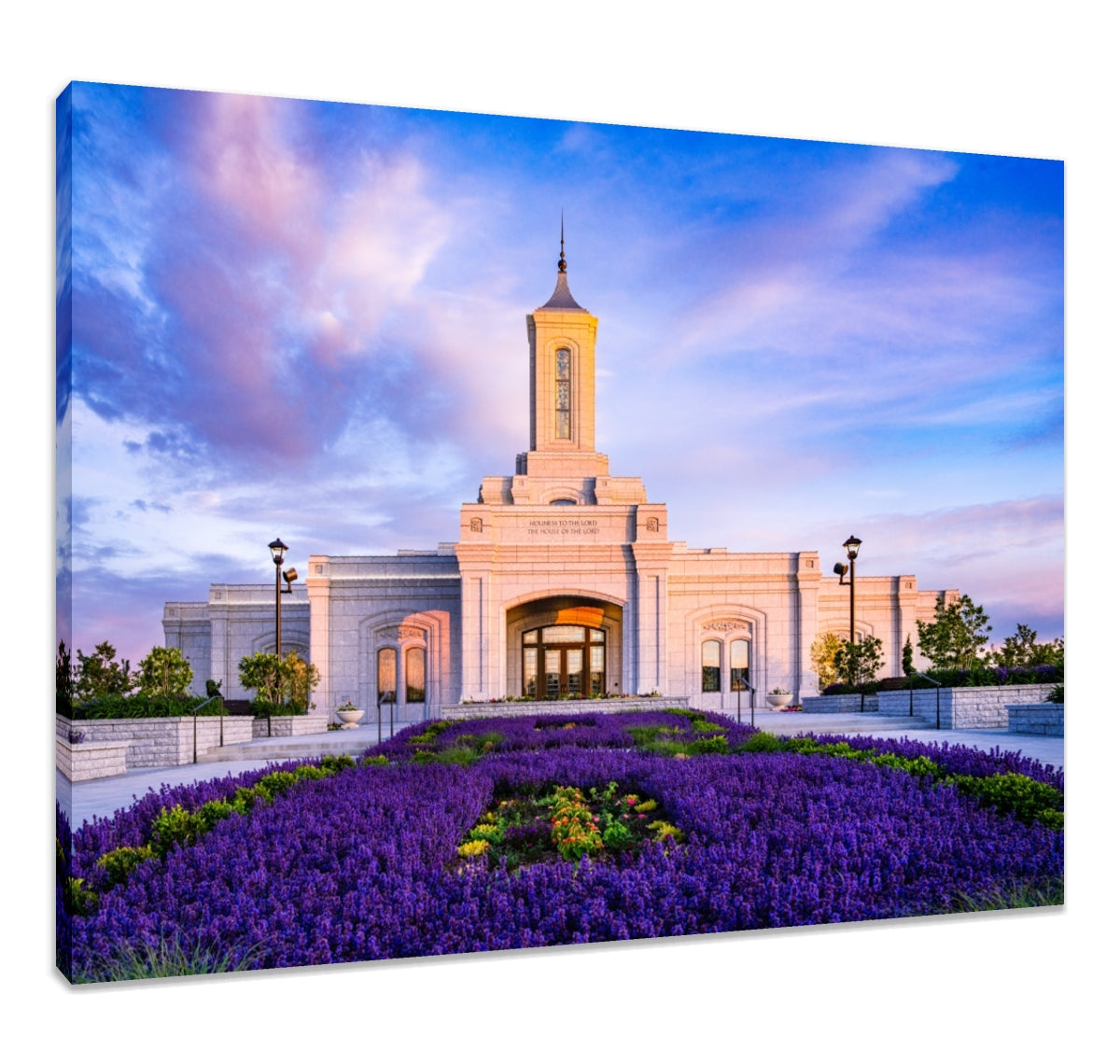Moses Lake Temple - Summer Flowers