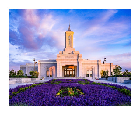 Moses Lake Temple - Summer Flowers